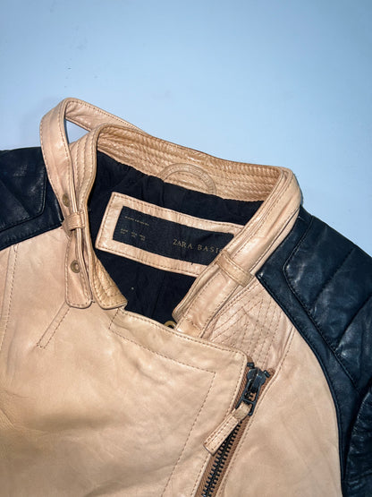 !                                                                                                                                                                                                        Zara Mens Original Leather Jacket (XS)