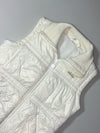 Adidas | White Ribbed-Trim Puffer Vest womens (XS)