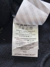 Off-White Black Zip Hoodie Diagonal Rose fully Embroidered Sleeves (M/L)