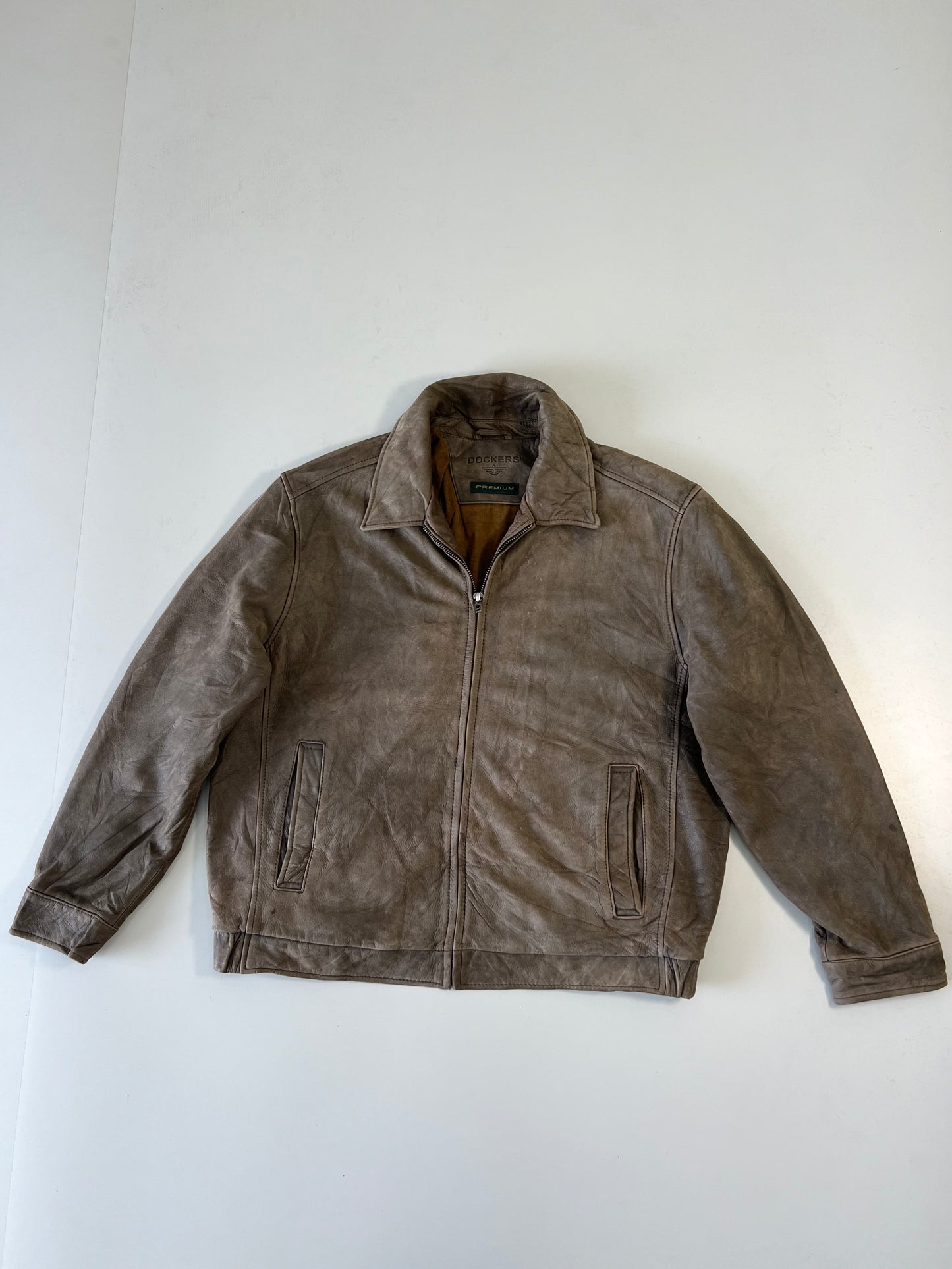 ZDockers Minimal Original Leather Jacket (RARE) (XL/2XL)