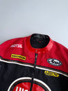 Lucky Strike | Black Red Motul Racing Jacket | Shoulder-and back padded (XL)