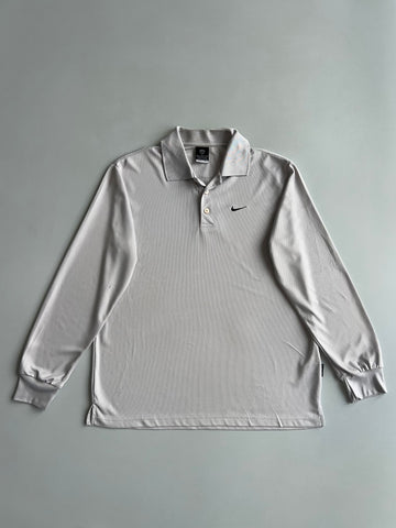 Vintage Nike Dri-FIT Long Sleeve Polo Shirt (L)