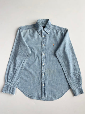 Vintage Ralph Lauren Sport Chambray Button-Down Shirt(S)