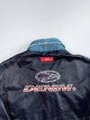 John Richmond Denim Vintage 90s Nylon & Denim Hybrid Trucker Jacket (L)