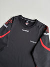 Hummel Black Fleece-Lined Training Sweatshirt – Korean Embroidery – (S)