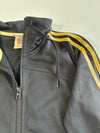 Vintage Y2K Adidas Gold 3-Stripe Track Jacket (S)