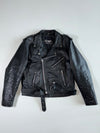 Pro-Rider Vintage Real Leather Perfecto Biker Jacket (L)