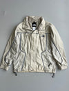 The North Face Cream Technical Shell Jacket with Navy Piping and Mesh Lining (XL)