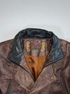 Rover and Jackes Premium Original Bomber Leather Jacket (2XL)