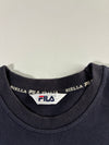 Vintage FILA Biella Italia Navy Embroidered Logo Sweatshirt (L)