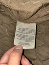 Levi’s Tan Canvas Sherpa Collar Utility Jacket – Quilted Lining, Flap Pockets (XL)