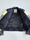 F.L.M. By Polo Riding Gare Pure Leather Motorcycle Racing Jacket (Paded)(M)