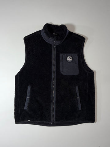 Discovery Expedition | Black Sherpa Fleece Vest | (W:30) (L:48)