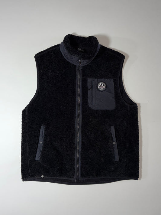 Discovery Expedition | Black Sherpa Fleece Vest | (W:30) (L:48)