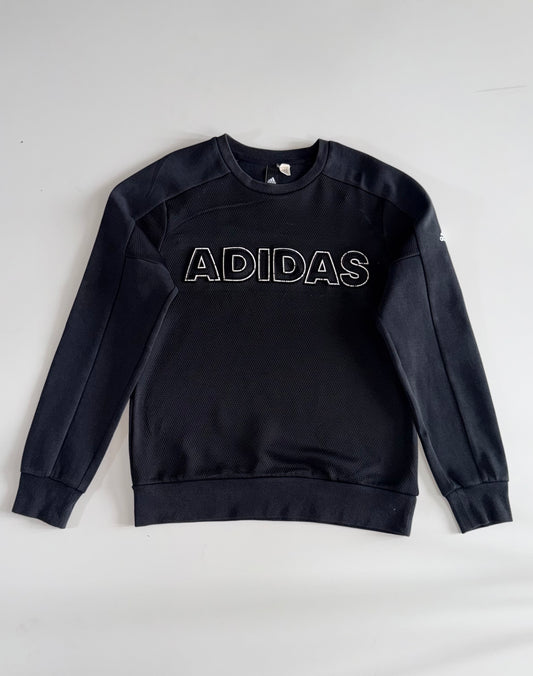 Adidas | Embroidered Logo Mesh Crewneck | (S)