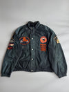 Harley-Davidson | Black Patched Biker Bomber Jacket (XXL)
