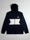 Under Armour Colourblock Hooded Windbreaker – Black/White (L)
