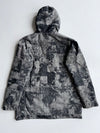 Vintage Oakley Archive Map Print Fur Hood Technical Parka Jacket (XL)