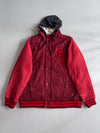 Nike “6-0” Varsity Hooded Bomber Jacket  Burgundy/Red (XL)