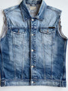 Jack & Jones Vintage Distressed Denim Vest (L)