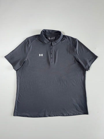Under Armour Grey Polo Loose Fit(3XL)