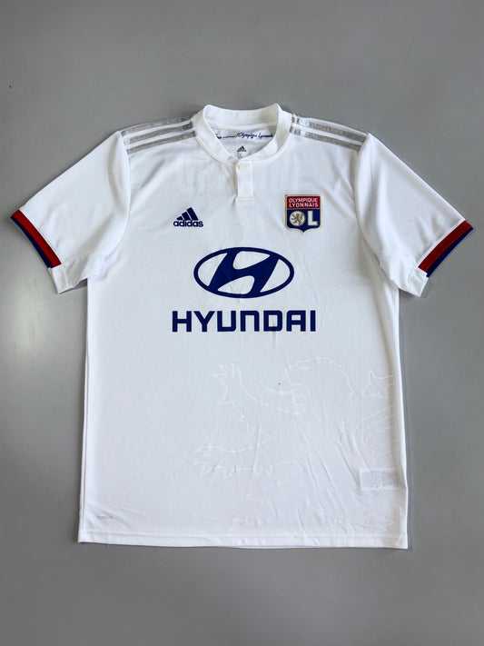 Adidas Olympique Lyonnais Home Jersey Juninho #8 Hyundai Sponsor (L/XL)