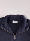Carhartt WIP | Navy Blue Quarter Zip Sweatshirt | (M)