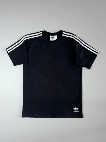 Adidas Originals Black 3-Stripes Logo T-Shirt (M)