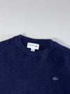 Lacoste | Navy Tonal Croc Wool Sweater | (S)