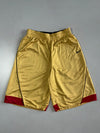 Nike Gold/Maroon Basketball Shorts Elastic (W:28|L:22)