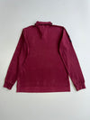 Polo Ralph Lauren Big Pony Embroidered Long Sleeve Rugby Polo Shirt Burgundy Size (L)