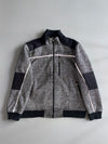 Mercedes-Benz Heather Knit Zip-Up Track Jacket Grey/Black (XL)