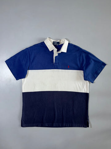 Polo Ralph Lauren | Colorblock Rugby Polo Navy/White | (2XL)