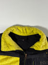 Millet Yellow & Black Sherpa Fleece Jacket – 1921 Chamonix Patches, Gorpcore (S)