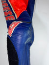 Dainese Red & Blue Star Graphic Racesuit Knee Padded (M) (W:36|L:38)