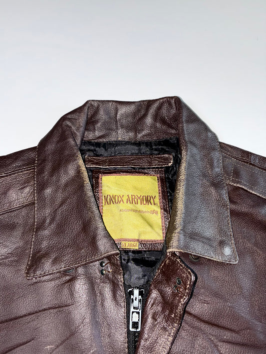 Knox Armory Premium Original Leather Jacket (XL)