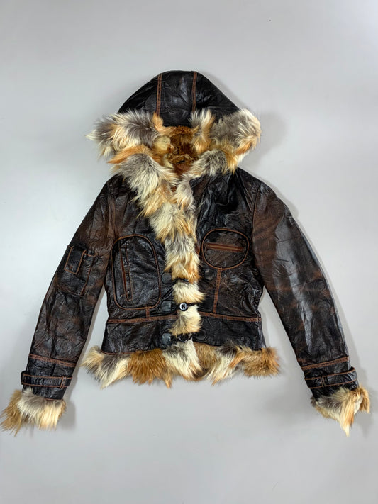 Vintage Premium Original Pure Leather Jacket (S)