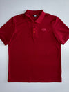 The North Face Performance Polo Shirt | Tonal Logo | Burgundy (L)