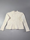 Polo Ralph Lauren Cream Cable Knit Mock Neck Sweater Women’s (XXS)