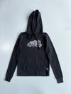 Roots Canada Beaver Hoodie | Black | Vintage Logo (S)