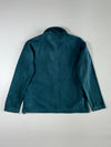 Columbia Dark Teal Full-Zip Fleece Jacket with Chest Zip Pocket – (M)