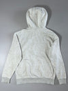Nike Just Do It Grey Hoodie Green Box Logo Pullover Size (M)