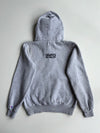 Champion Grey Logo Pullover Hoodie – Classic Fleece Sweatshirt (S)