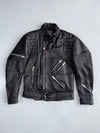 Hein Gericke Black Pure Leather Biker Jacket Multi Pocket (S/M)