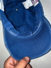MLB LA Dodgers Washed Royal Blue Dad Cap – White Embroidered Logo (Adjustable)