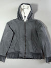 Moose Knuckles Grey Sherpa Trim Hoodie – (XL)