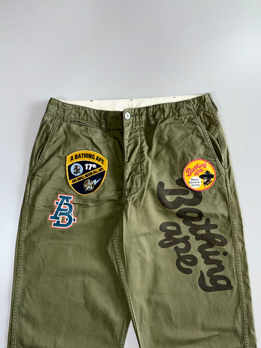 A Bathing Ape (BAPE) Military Pants (W:36 |L:45)