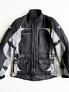 Cycle Spirit Black & Grey Textile Motorcycle Touring Jacket (S)