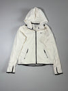 Nike Storm-Fit Women's Full-Zip Hoodie Jacket — White Black (S)