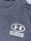 Under Armour | Black Heather Run Logo T-Shirt | (L)